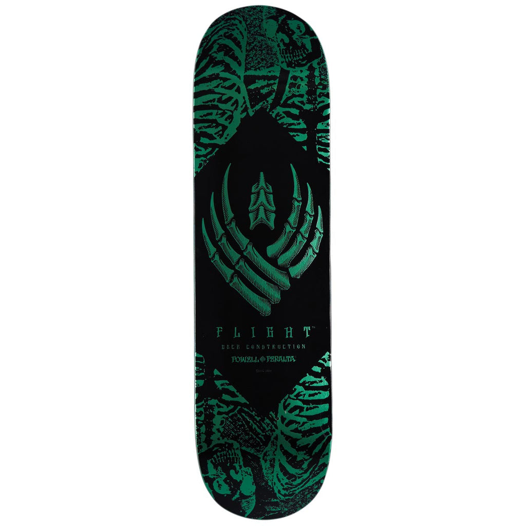 Powell-Peralta Flight Skeleton Skateboard Deck | Teal Foil | 8.13"