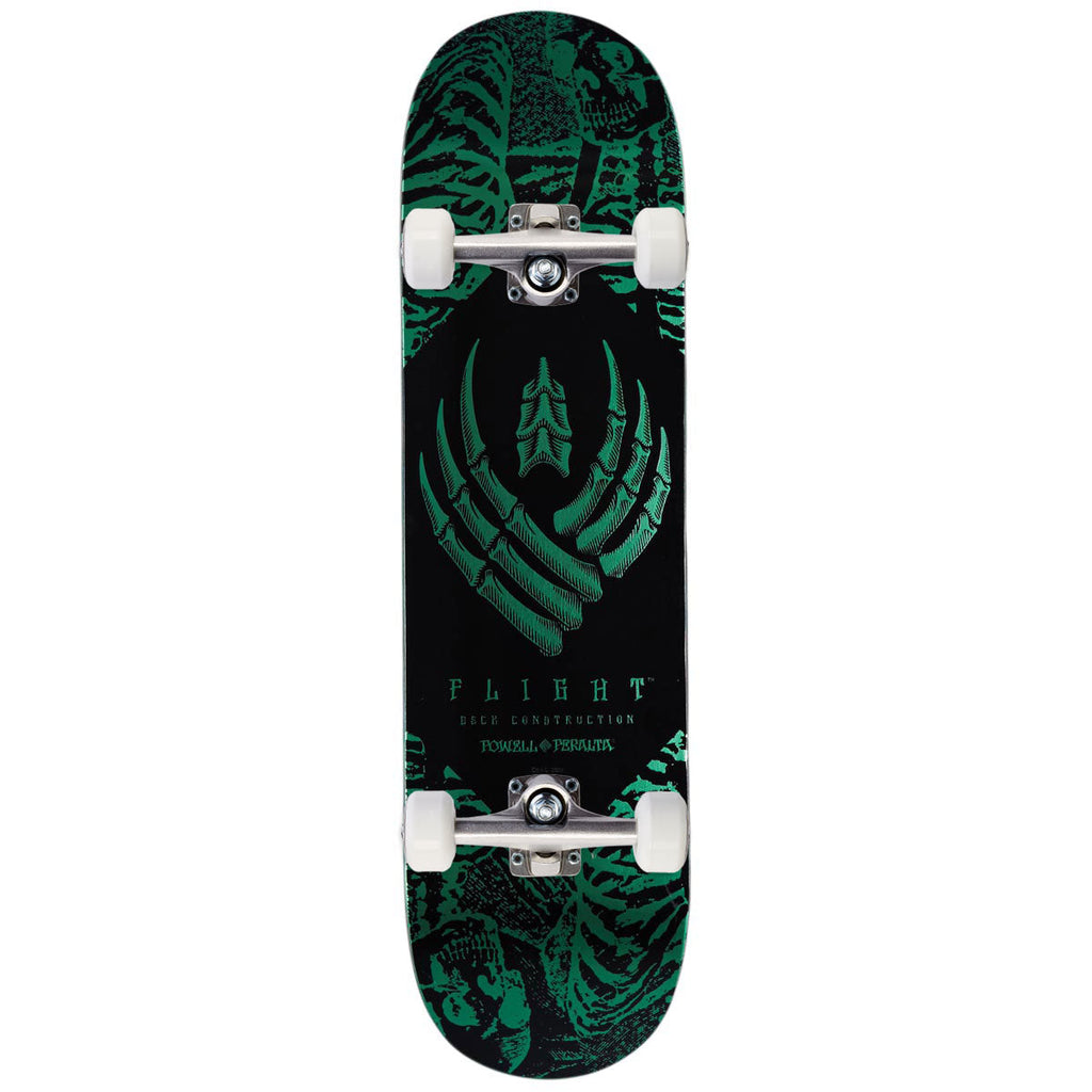 Powell-Peralta Flight Skeleton Complete Skateboard | Teal Foil | 8.13"