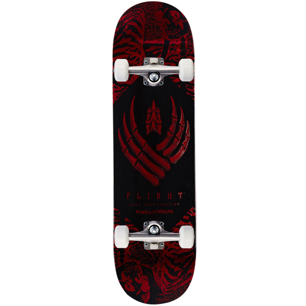 Powell-Peralta Flight Skeleton Complete Skateboard | Red Foil | 8.38"