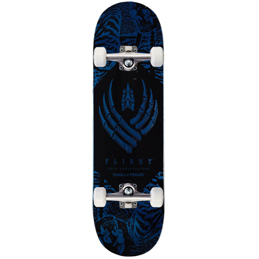 Powell-Peralta Flight Skeleton Complete Skateboard | Blue Foil | 8.75"