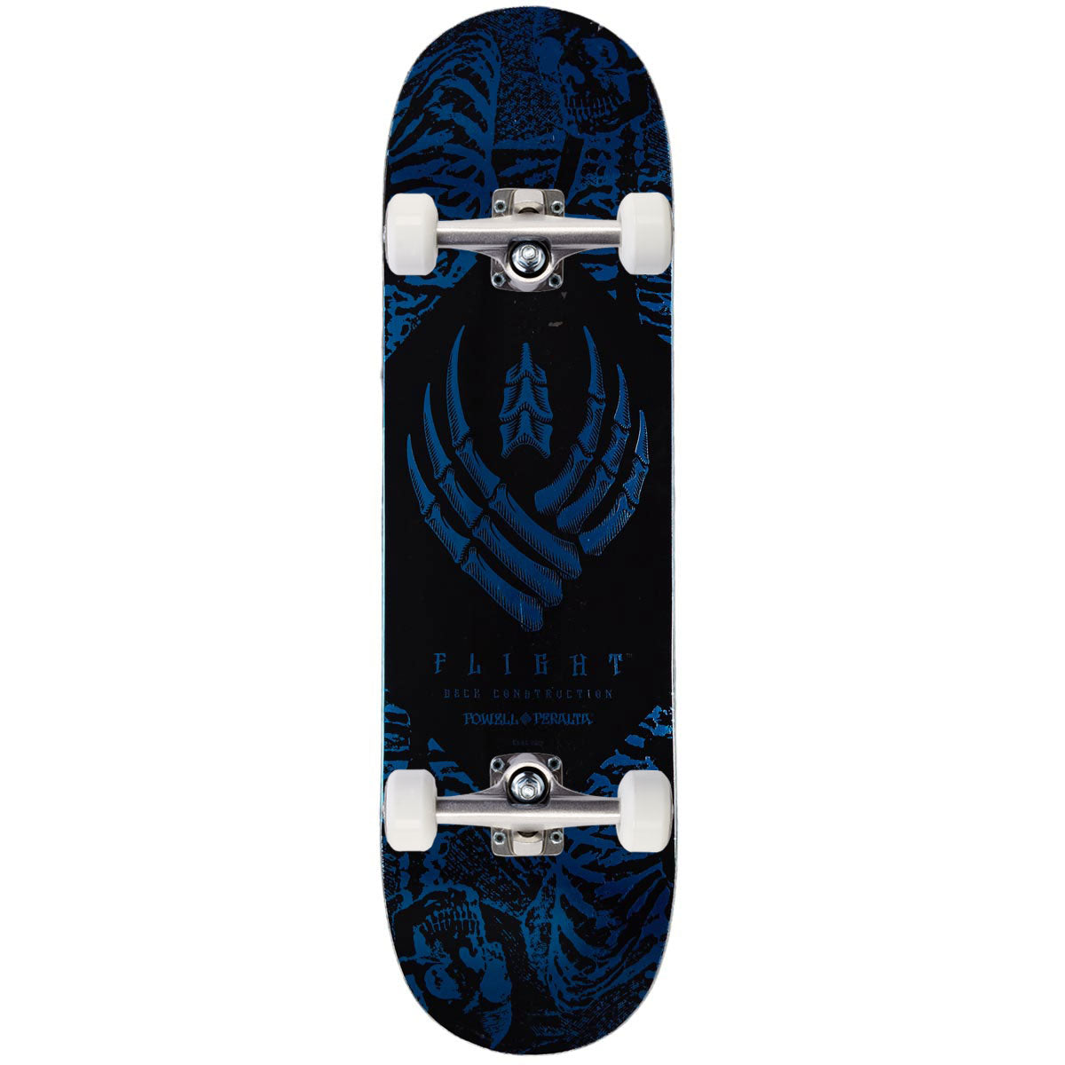 Powell-Peralta Flight Skeleton Complete Skateboard | Blue Foil | 8.75"