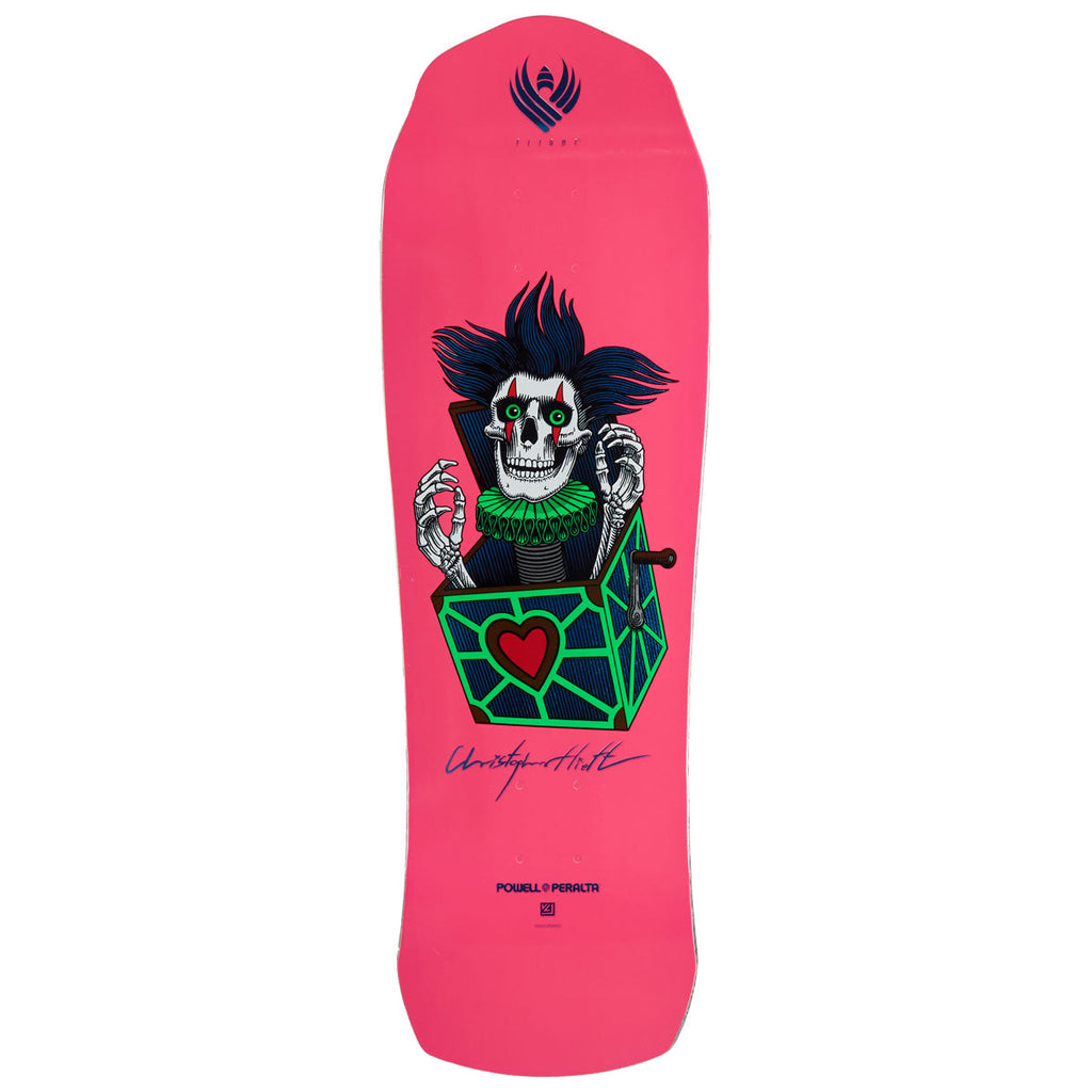 Powell-Peralta Flight Chris Hiett Skull Skateboard Deck | 9.50"