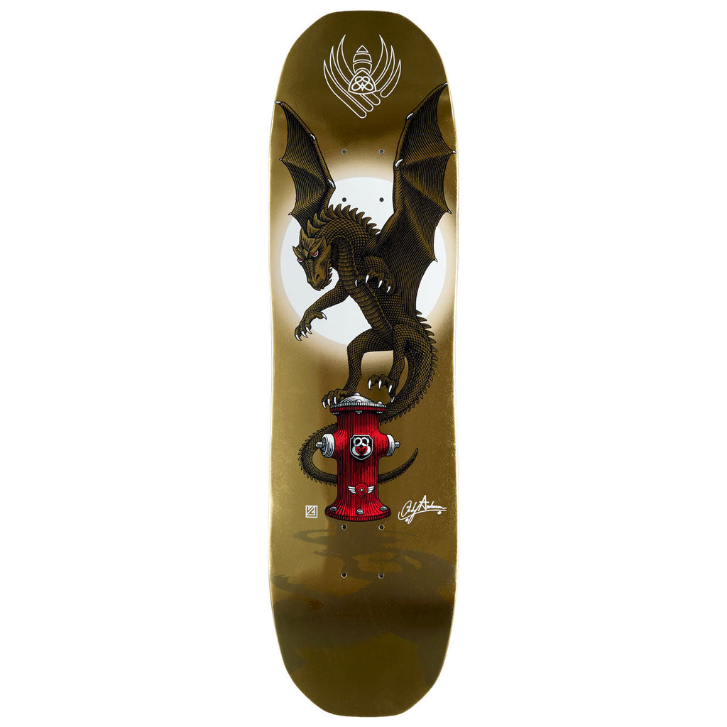 Powell-Peralta Flight Andy Anderson Hydrant Skateboard Deck | Gold Foil | 8.40"