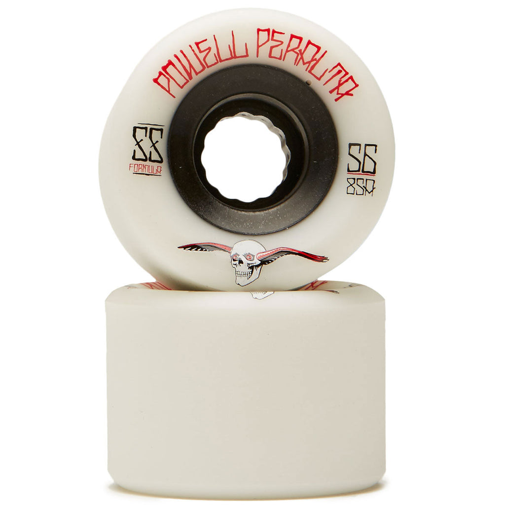 Powell-Peralta G-Slides 85A Longboard Wheels | White | 56mm