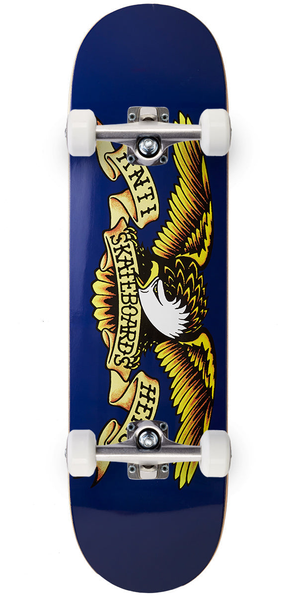 Anti-Hero Classic Eagle Complete Skateboard | Navy | 8.50"