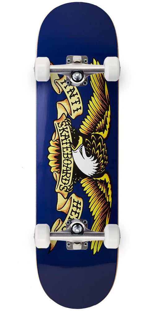 Anti-Hero Classic Eagle Complete Skateboard | Navy | 8.50"