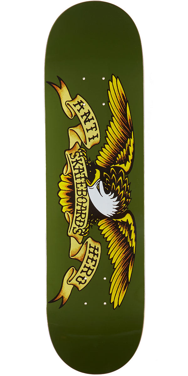 Anti-Hero Classic Eagle Skateboard Deck | Army | 8.38"