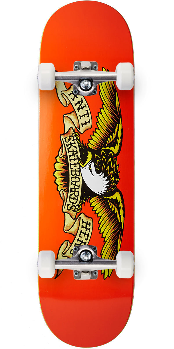 Anti-Hero Classic Eagle Complete Skateboard | Orange | 9.00"