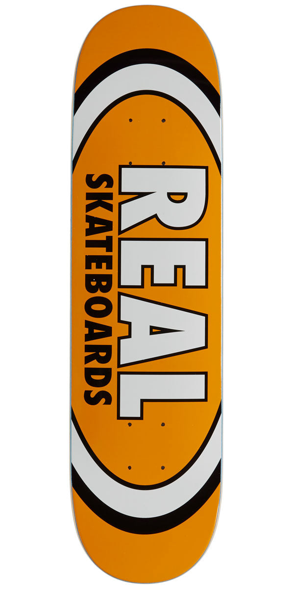 Real Team Classic Oval Skateboard Deck | Orange | 7.50"