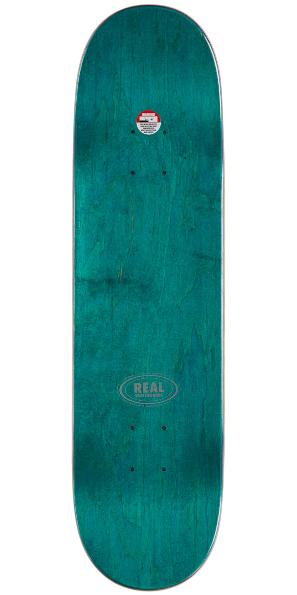 Real Team Classic Oval Skateboard Deck | Grey | 7.75"