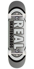 Real Team Classic Oval Complete Skateboard | Silver | 7.75"