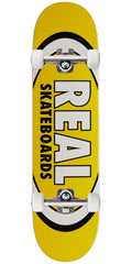 Real Team Classic Oval Complete Skateboard | Yellow | 8.06"