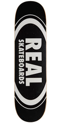 Real Team Classic Oval Skateboard Deck | Black | 8.25"
