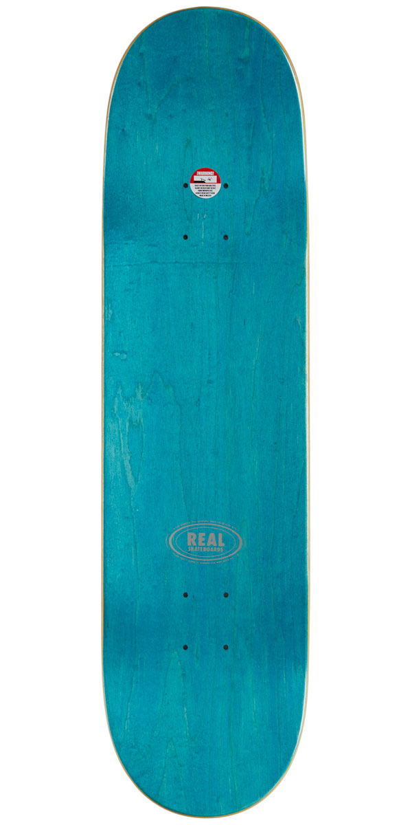 Real Team Classic Oval Skateboard Deck | Black | 8.25"