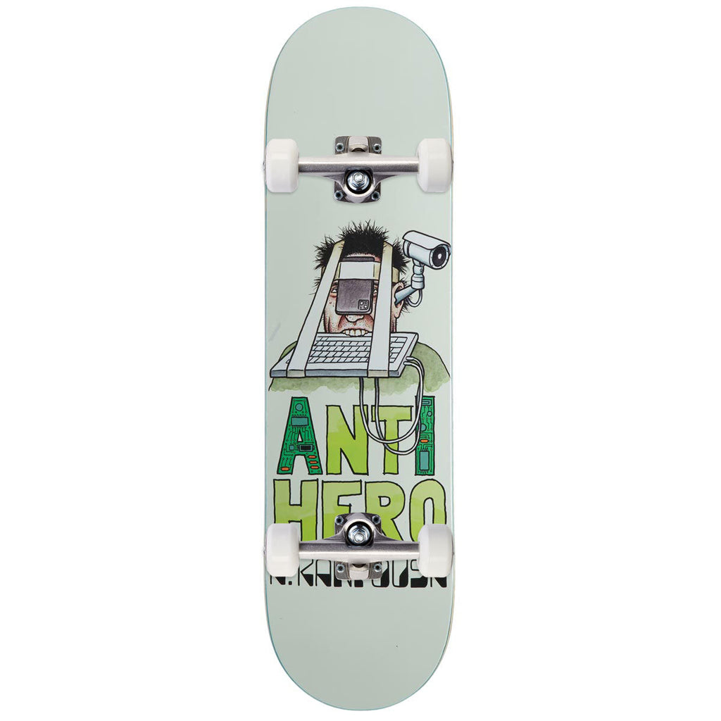 Anti-Hero Kanfoush Anti Intelligence Complete Skateboard | White | 8.40"