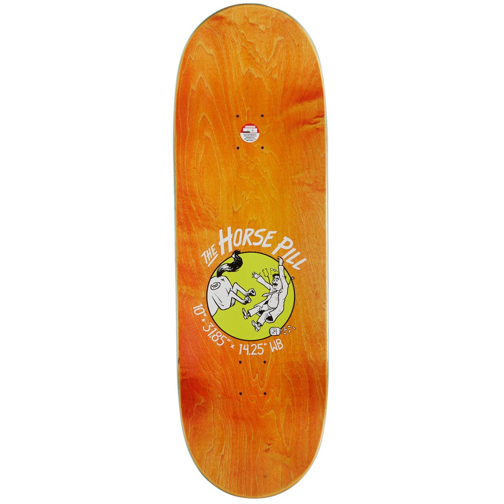 Anti-Hero Team Shaped Eagle Horse Pill Complete Skateboard | Yellow | 10.00"