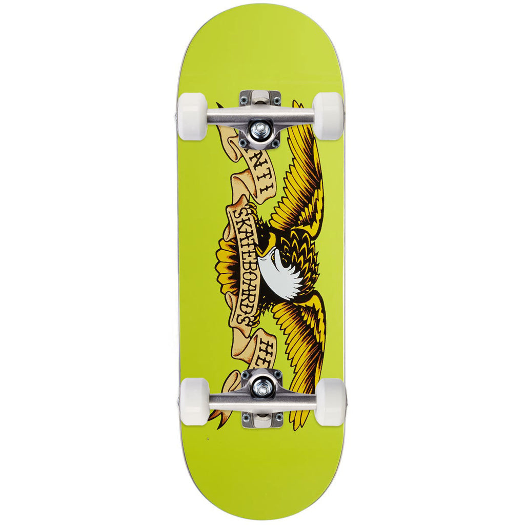 Anti-Hero Team Shaped Eagle Horse Pill Complete Skateboard | Yellow | 10.00"