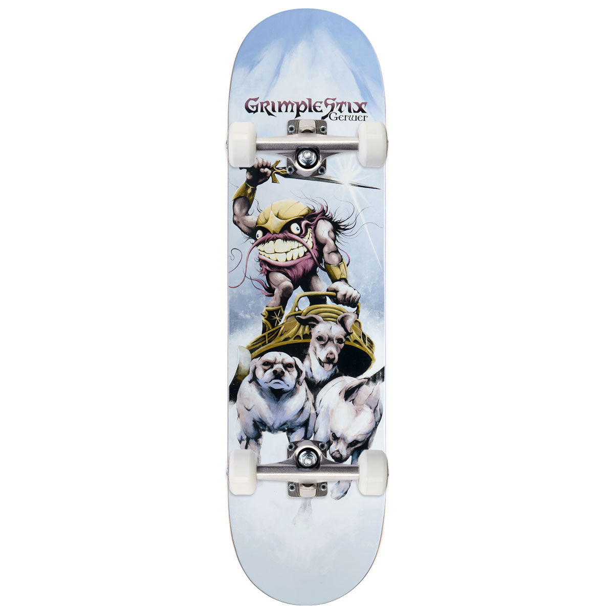 Anti-Hero Grimplestix Barbarians Gerwer Complete Skateboard | 8.28"