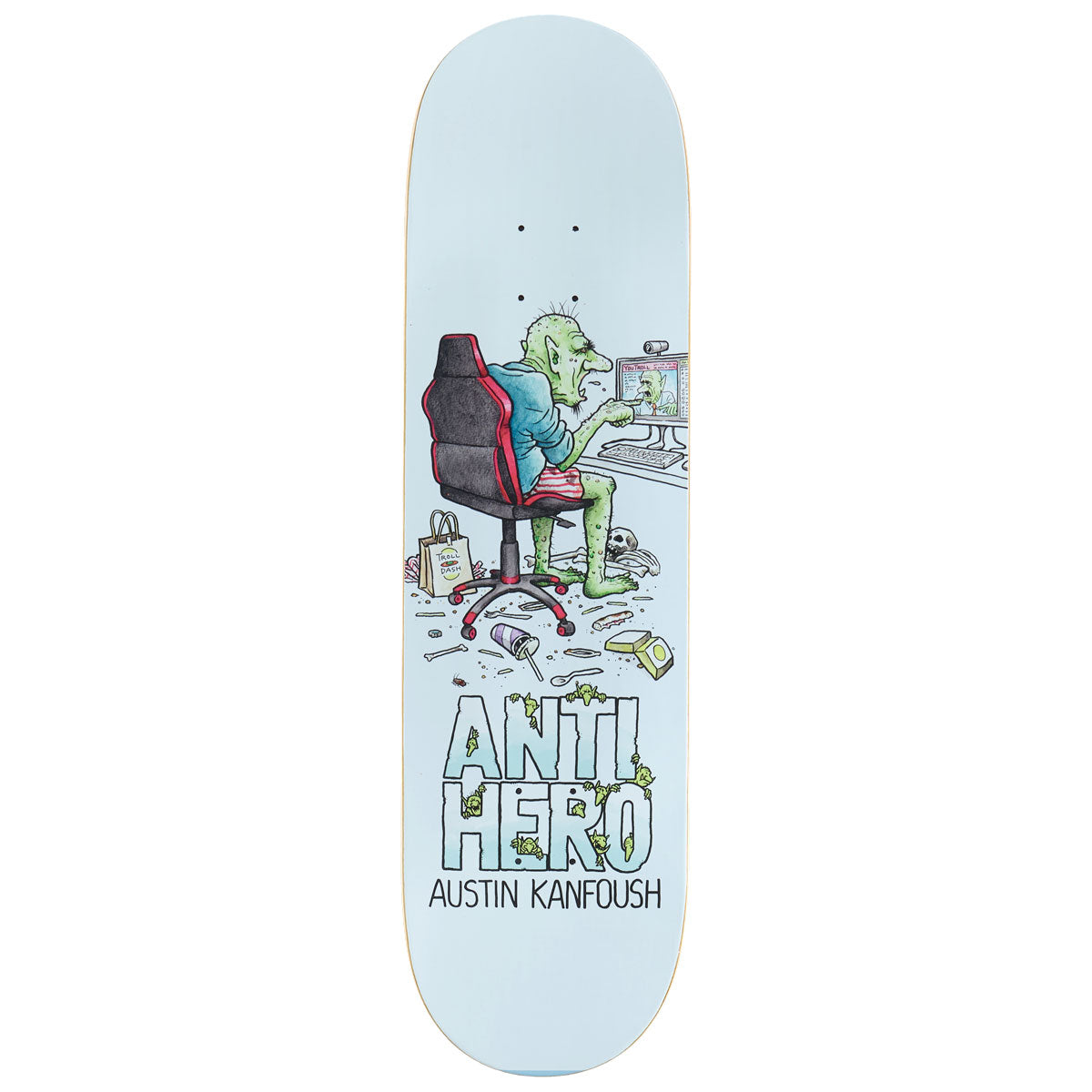 Anti-Hero Kanfoush Trolls Skateboard Deck | 8.62"