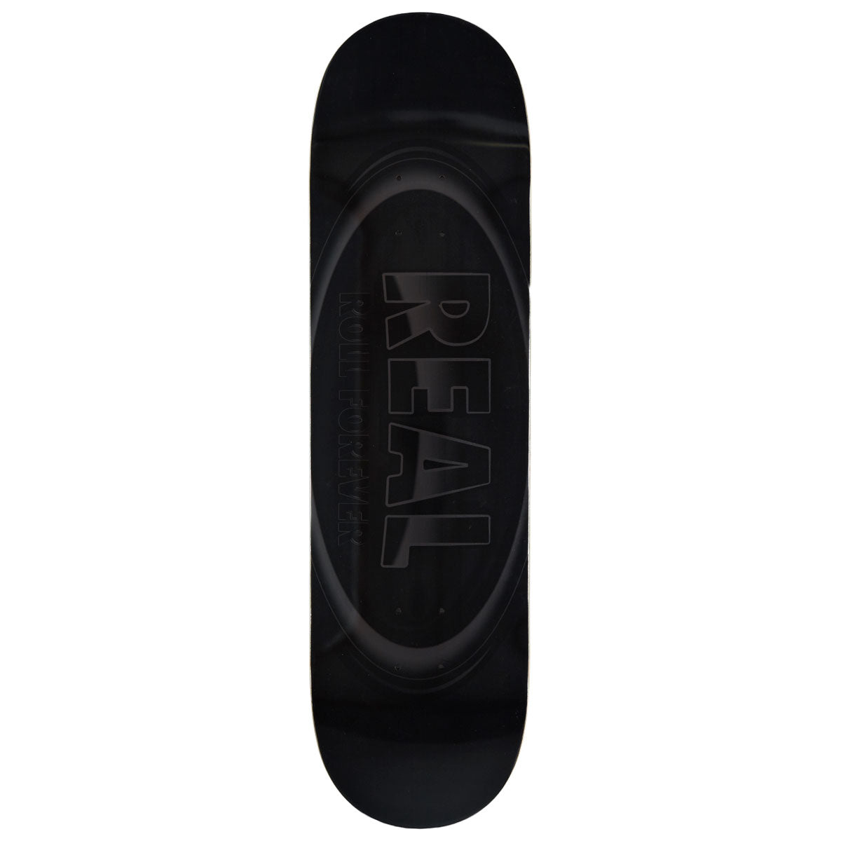 Real DBX Oval Skateboard Deck | Silver Foil | 8.50"