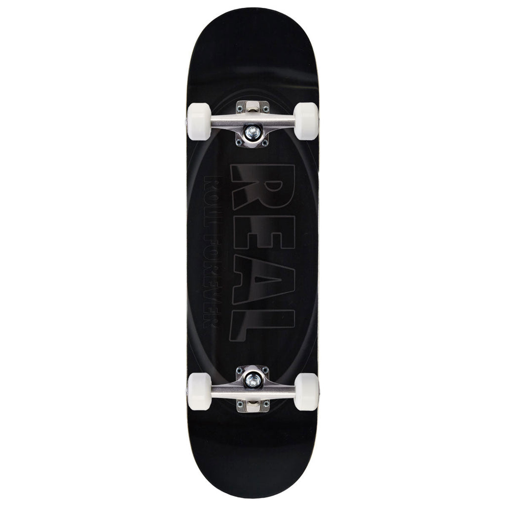 Real DBX Oval Complete Skateboard | Silver Foil | 8.50"