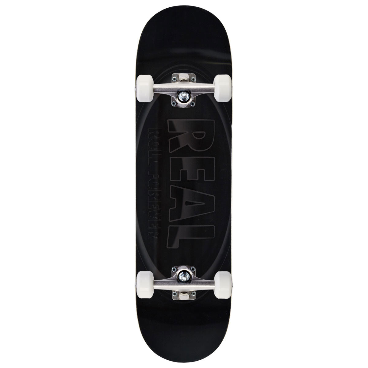 Real DBX Oval Complete Skateboard | Silver Foil | 8.50"