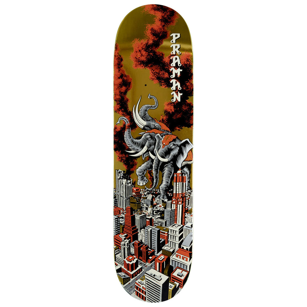 Real Praman Rampage Ltd Skateboard Deck | Gold | 8.38"
