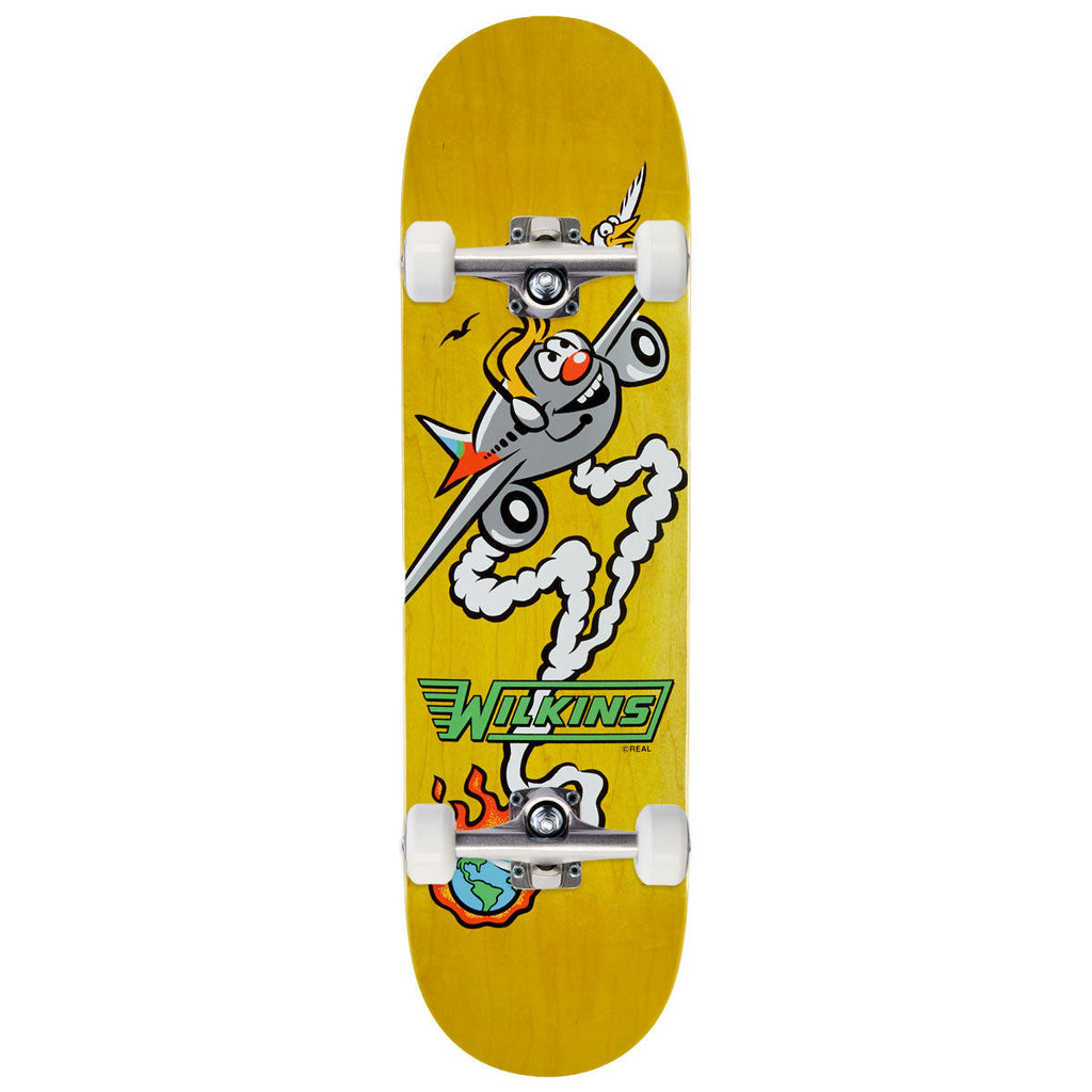 Real Wilkins Mascot Complete Skateboard | Yellow | 8.50"