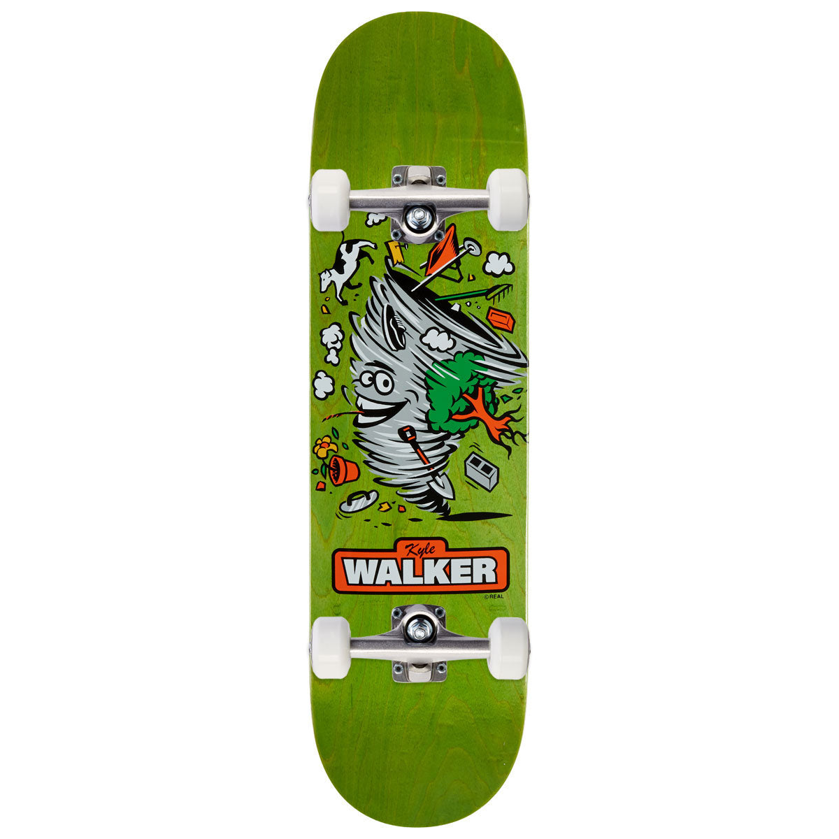 Real Kyle Mascot Easy Rider Complete Skateboard | Green | 8.25"