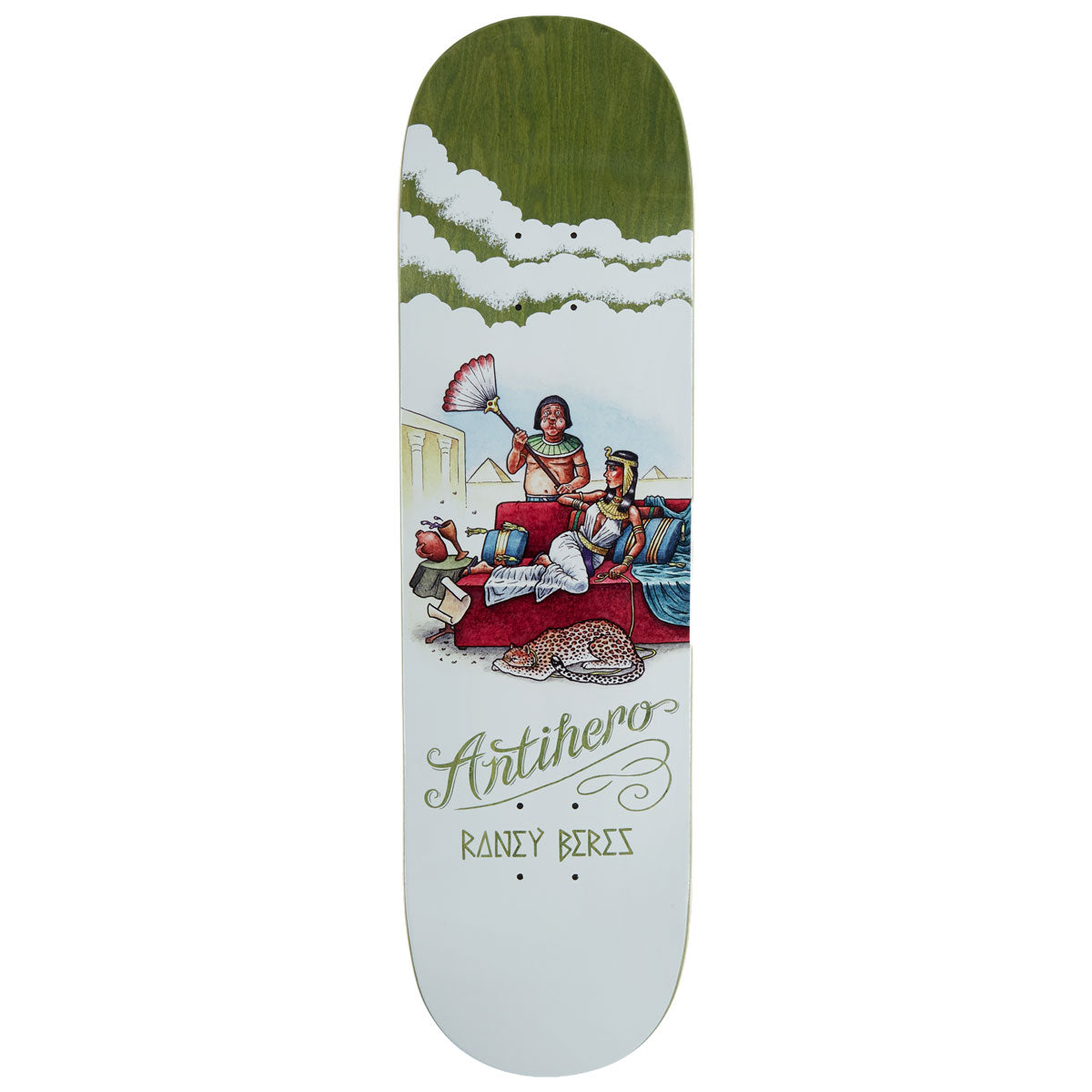 Anti-Hero Beres Flatulent Beauties Skateboard Deck | White | 8.75"
