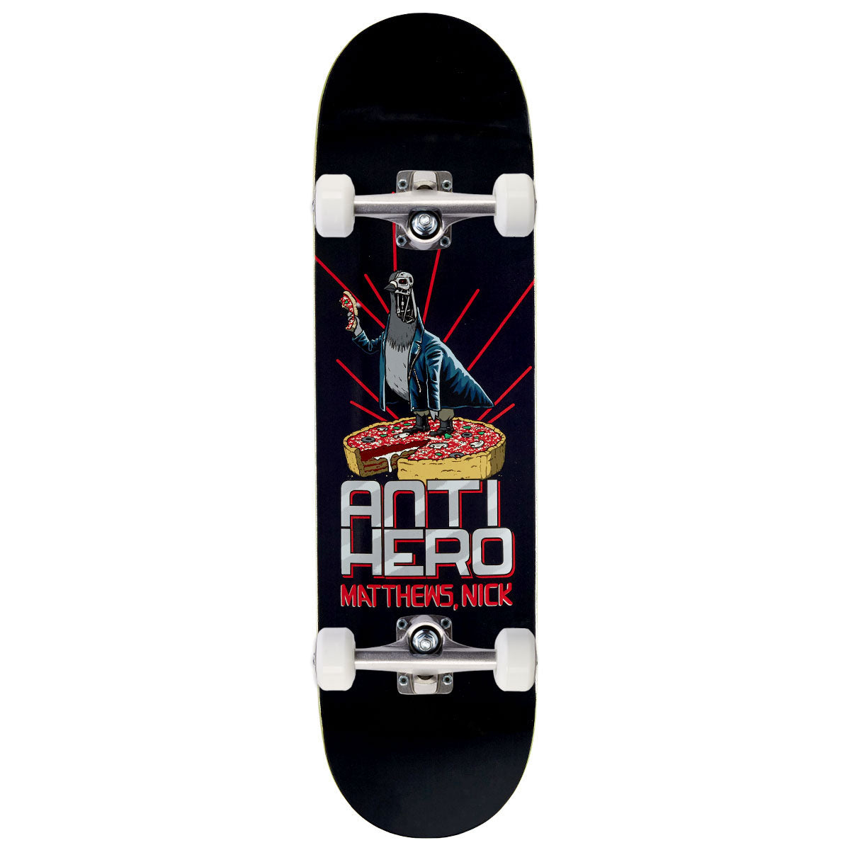 Anti-Hero Matthews P2 Judgement Day Complete Skateboard | Black | 8.38"