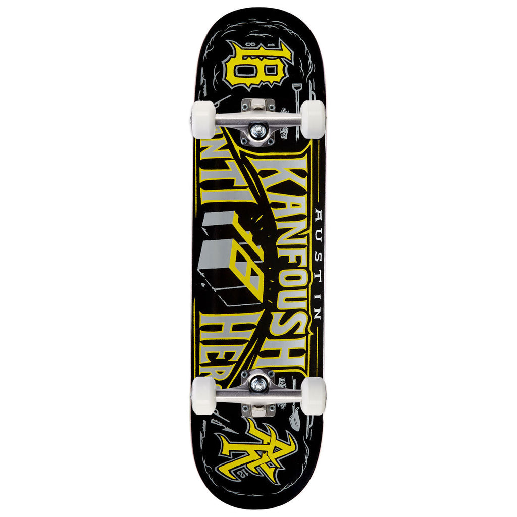 Anti-Hero Kanfoush Customs Complete Skateboard | Black | 8.25"