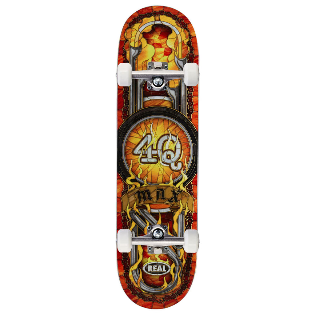 Real Max Schaff 4Q Cathedral Complete Skateboard | 8.50"