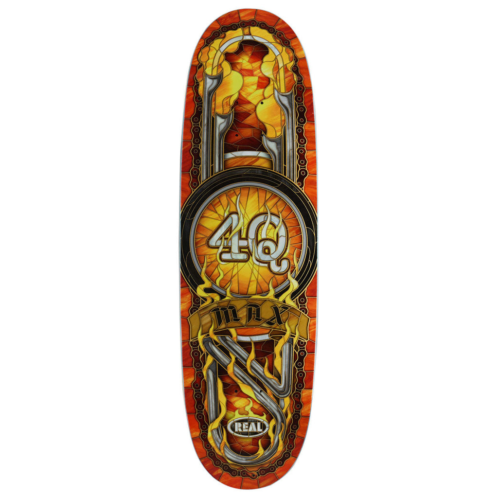 Real Max Schaff 4Q Cathedral Skateboard Deck | 9.10"