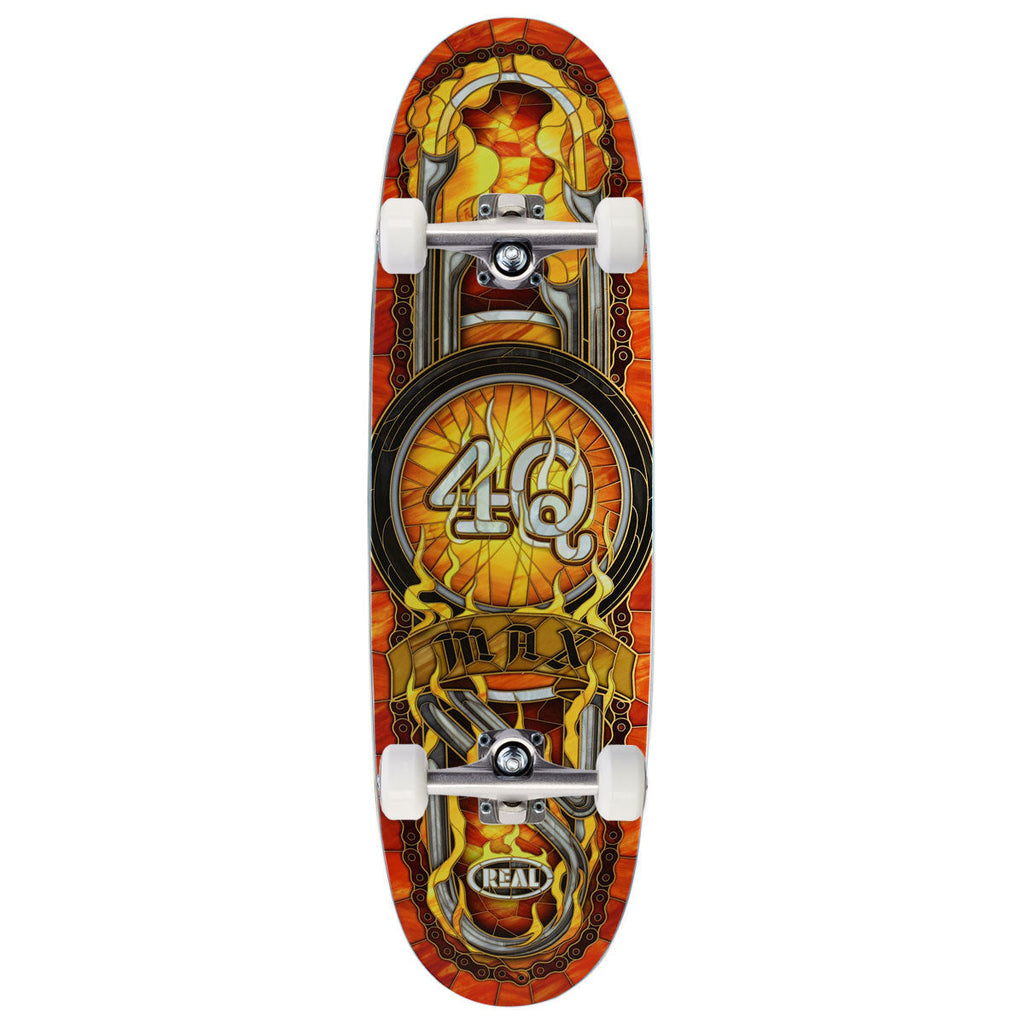 Real Max Schaff 4Q Cathedral Complete Skateboard | 9.10"