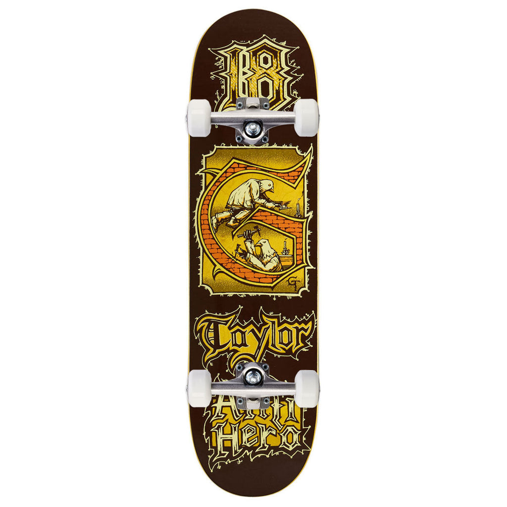Anti-Hero Grant Medieval Complete Skateboard | Brown | 8.38"