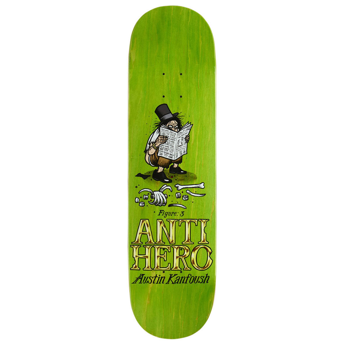 Anti-Hero Kanfoush Eat The Rich Skateboard Deck | 8.25"