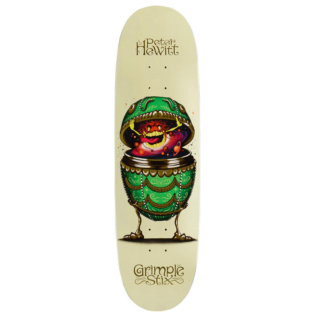 Anti-Hero Hewitt Grimple Stix Fabrage Egg Skateboard Deck | Cream | 8.75"