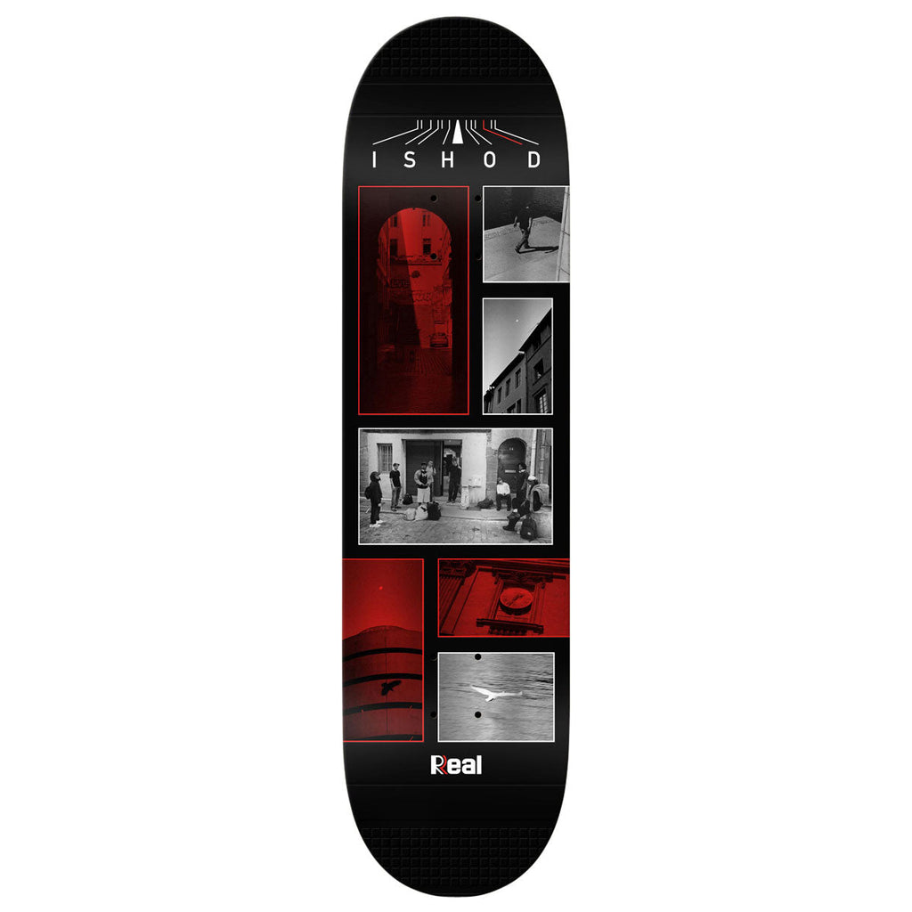 Real Ishod Photos Twin Tail Slick Skateboard Deck | Black | 8.30"