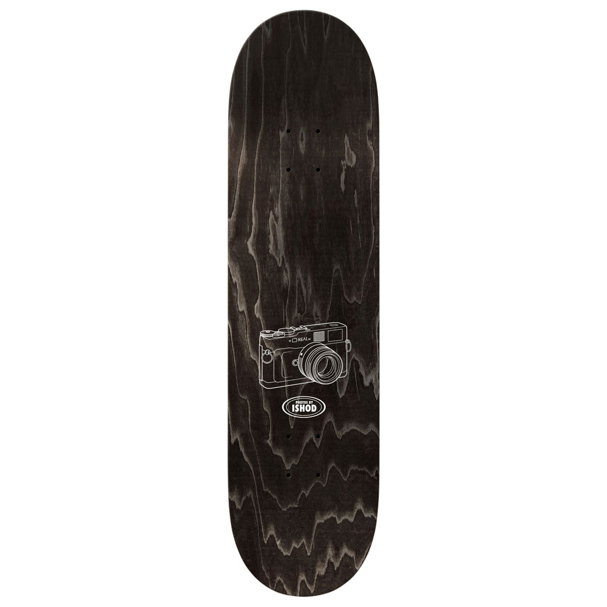 Real Ishod Photos Twin Tail Slick Complete Skateboard | Black | 8.30"
