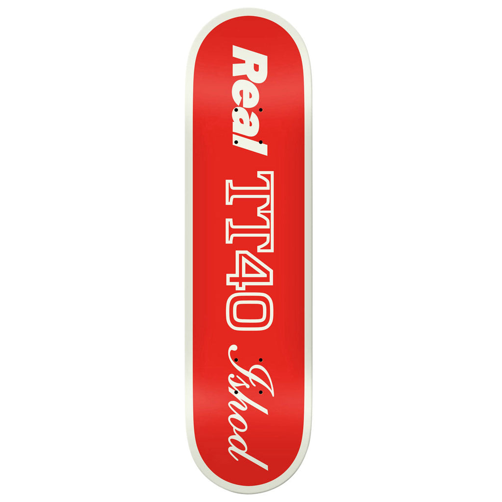 Real Ishod Shape Code Twin Tail Skateboard Deck | Red | 8.50"