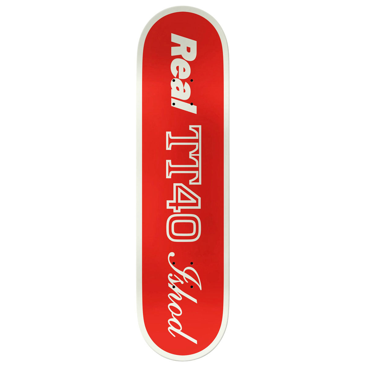 Real Ishod Shape Code Twin Tail Skateboard Deck | Red | 8.50"