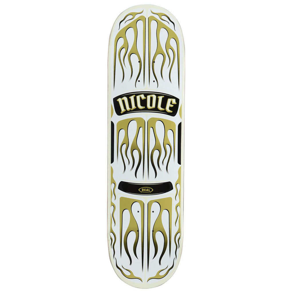 Real Nicole Ember Skateboard Deck | White | 8.50"