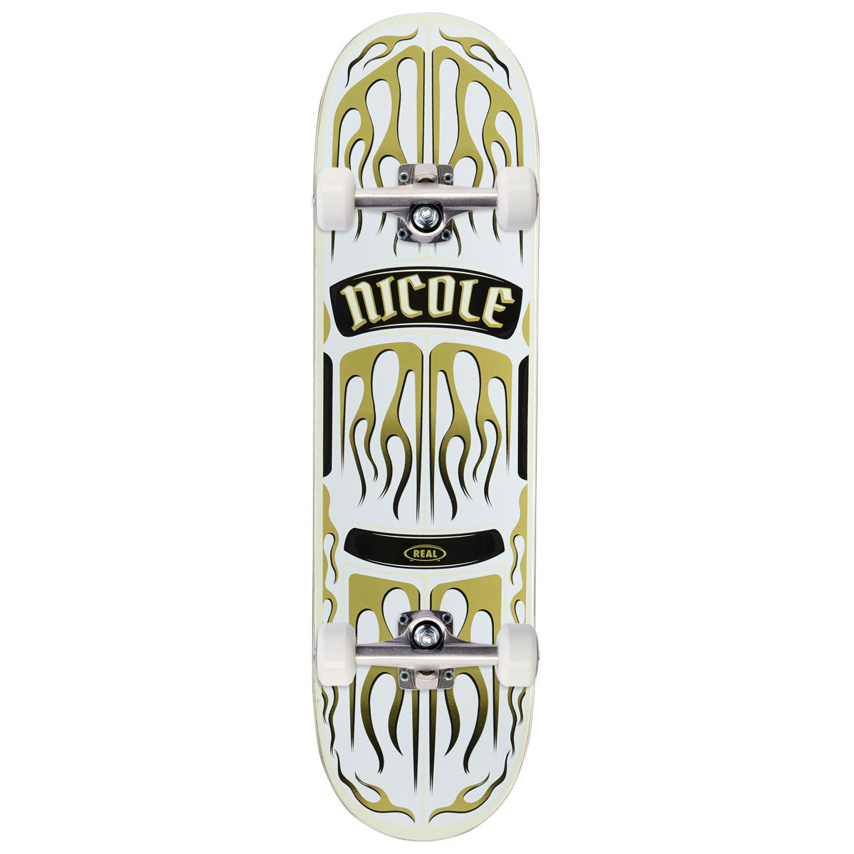 Real Nicole Ember Complete Skateboard | White | 8.50"