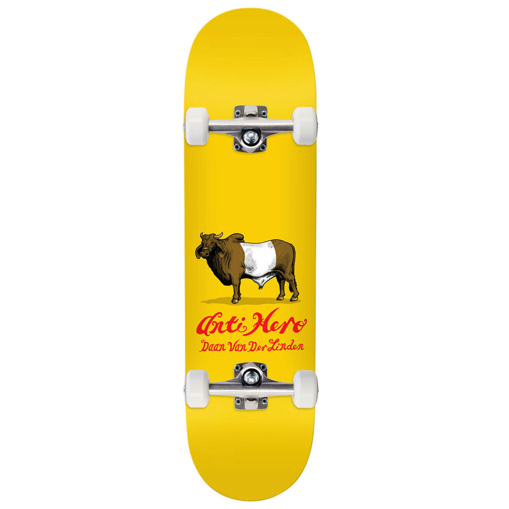 Anti-Hero Daan Dutch Belted Complete Skateboard | Yellow | 8.28"
