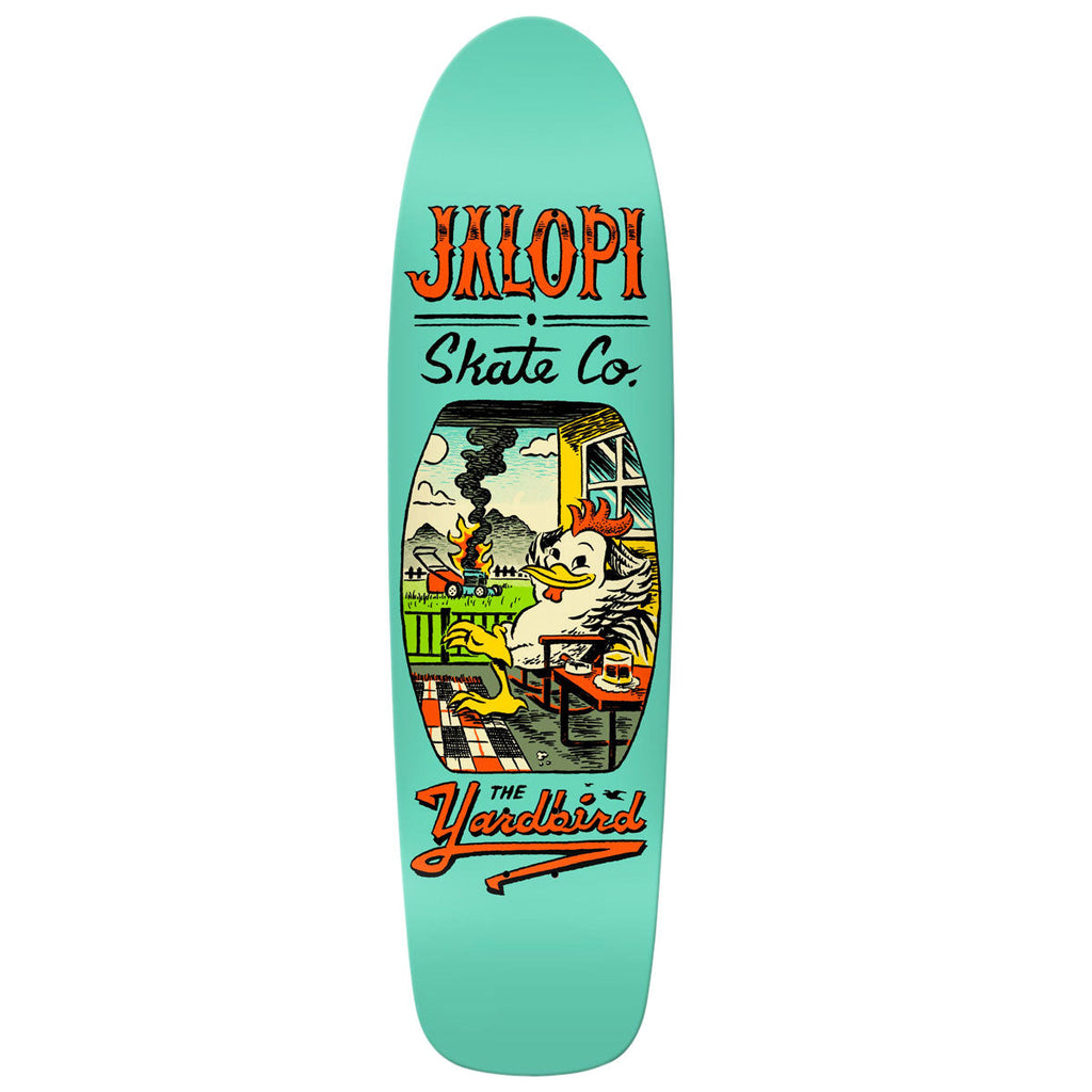 Anti-Hero Team Jalopi Yardbird Skateboard Deck | Teal | 9.81"