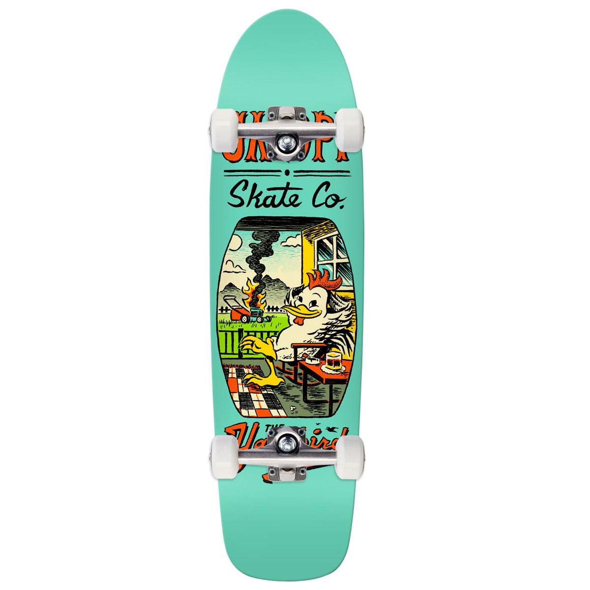 Anti-Hero Team Jalopi Yardbird Complete Skateboard | Teal | 9.81"