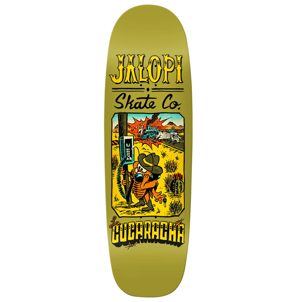 Anti-Hero Team Jalopi Cucaracha Skateboard Deck | Brown | 9.69"