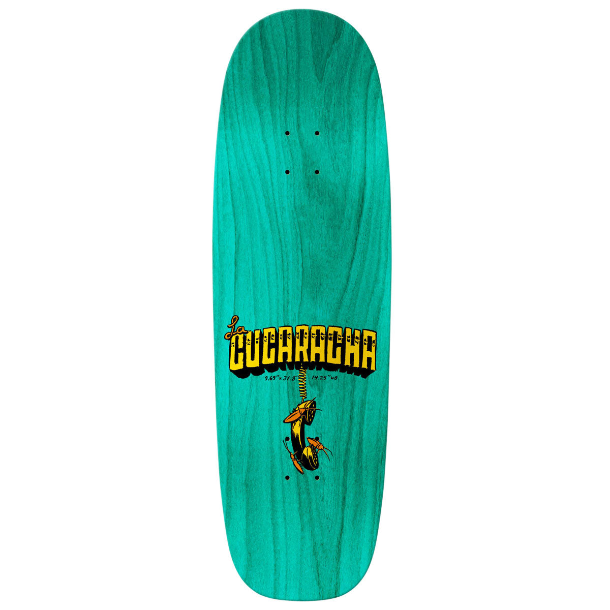 Anti-Hero Team Jalopi Cucaracha Skateboard Deck | Brown | 9.69"