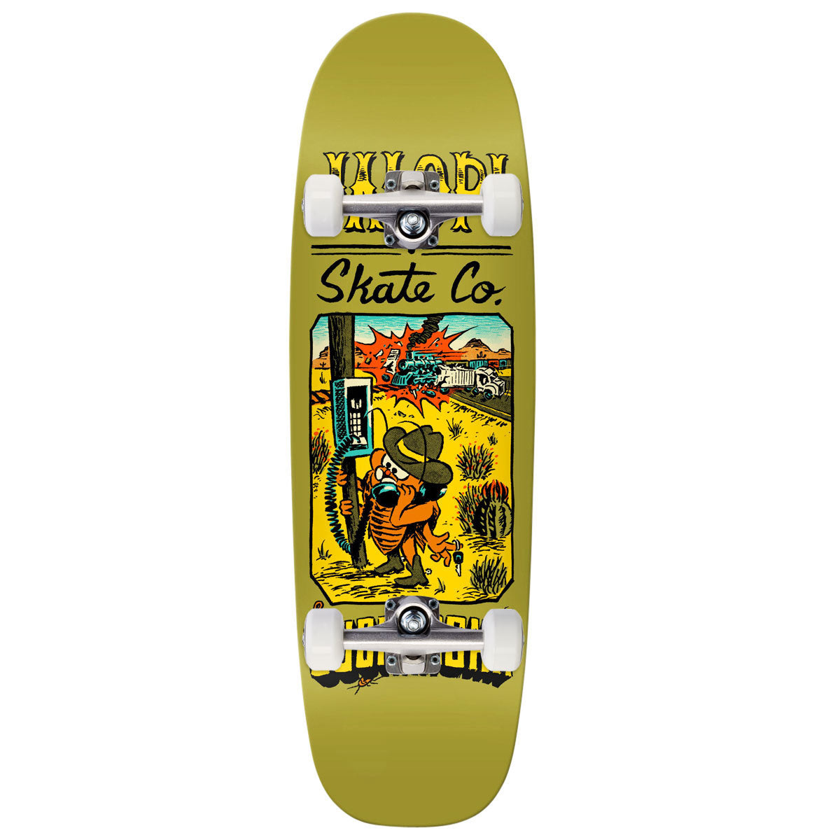 Anti-Hero Team Jalopi Cucaracha Complete Skateboard | Brown | 9.69"